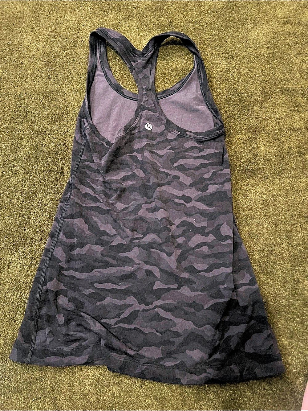 Lululemon Cool Racerback Tank Top *Nulu Camo Black & Purple